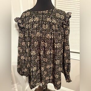 Boohoo Floral Long Sleeve Blouse – Size US 14 / UK 18 / EU 46